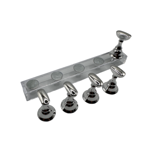 NAM24 Tiphalter - Präsentationsdisplay (Silber-Chrom)